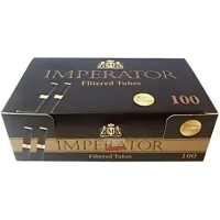 Сигаретные гильзы Imperator Black - Gold Filter 25mm (100 штук)