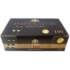 Сигаретные гильзы Imperator Black - Gold Filter 25mm (100 штук)