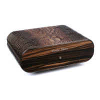 Хьюмидор для сигар Gentili Croco Brown на 15 сигар Limited Edition SV10-Croco-Brown