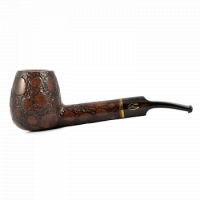 Трубка для табака Savinelli Alligator Brown 209 фильтр 9 мм