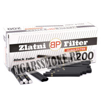 Гильзы для сигарет Zlatni Filter Black Tube 15мм 200 шт.