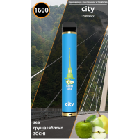 Одноразовые электронные сигареты City High Way 1600 затяжек Sydney Дыня Малина