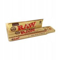 Бумага сигаретная RAW KING SIZE Connoisseur Classic + 32 TIPS 32 шт<br>