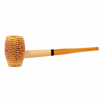 Курительная трубка Missouri Meerschaum 800 Huck Finnl Длинная, Orange