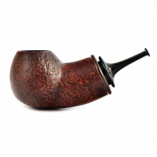 Трубка для табака Astra 163 Reverse Calabash Bent Apple Brown Blast без фильтра.