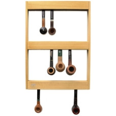 Настенная полка для трубок Savinelli Wall pipe Rack Natural 12-18 трубок