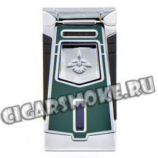 Зажигалка Colibri Empire QTR-641005 green