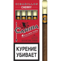 Сигариллы Cariba Wood Tip Cherry 4 шт.