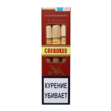 Сигариллы Cherokee Wood Tip Chocolate №5 пачка 3 шт.