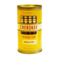 Сигариллы Cherokee Wood TIP Vanilla №3 банка 25 шт.