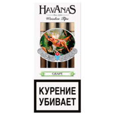 Сигариллы Havanas Wooden Tips Grape 4 шт.