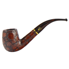 Трубка для табака Savinelli Alligator Brown 606 фильтр 9 мм