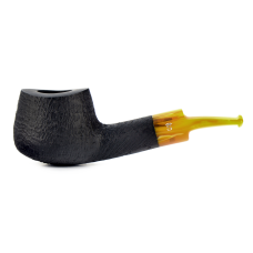 Трубка для табака Stanwell Shorty Dark Black Sand 11 фильтр 9 мм