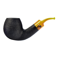 Трубка для табака Stanwell Shorty Dark Black Sand 185 фильтр 9 мм